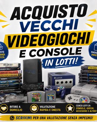 Valuto lotti di console e videogiochi