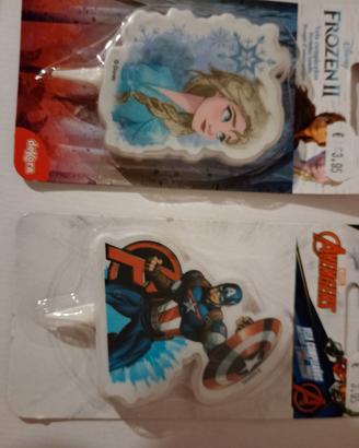 candela candeline torta compleanno Avengers NUOVA