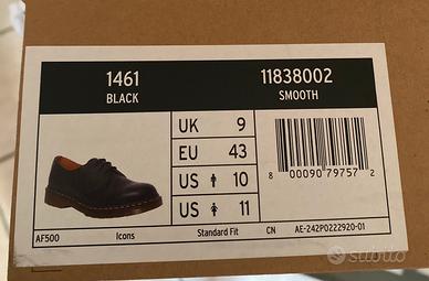 Dr. Martens 1461 BLACK SMOOTH