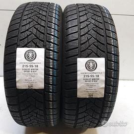 2 gomme 215 55 18 dunlop a41452