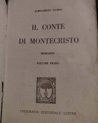 IL CONTE DI MONTECRISTO VOLUME I 