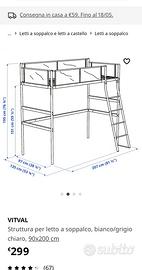 Letto a cuccietta Ikea