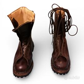 Anfibi Militari Paracadutisti Originali in Pelle