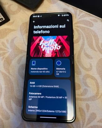 Motorola Razr 60 Ultra 16/512