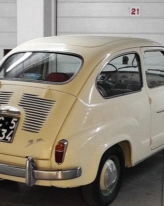 Splendida FIAT 600 del 1958 Targa Oro ASI e CRS