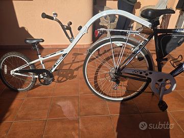 trail carrello bici bambino tandem
