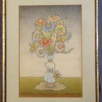 Quadro con grafica di T.Pasquetti sottovetro