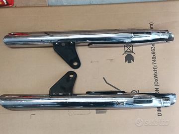 terminali di scarico originali Triumph 