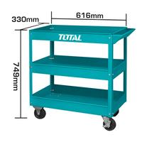 CARRELLO 3 RIPIANI PIANI PORTA ATTREZZI UTENSILI O