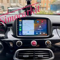 Autoradio 9'' 8+256GB Android 14 Per FIAT 500X