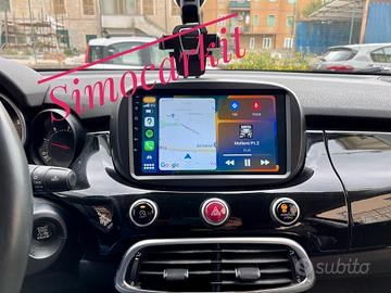 Autoradio 9'' 8+256GB Android 14 Per FIAT 500X