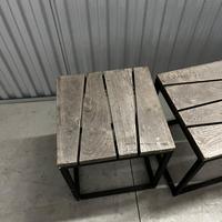 Set 39 pezzi ferro battuto tavoli e sedute