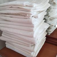 lenzuoli singoli e torselli in tessuto di canapa