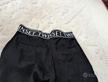 Pantaloni TWINSET Girl – Neri con Elastico Logato