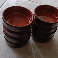 set  8 ciotole e in terracotta
