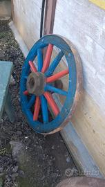ruota vecchio carro 