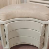 sgabello bagno Petineuse mid-century anni 70