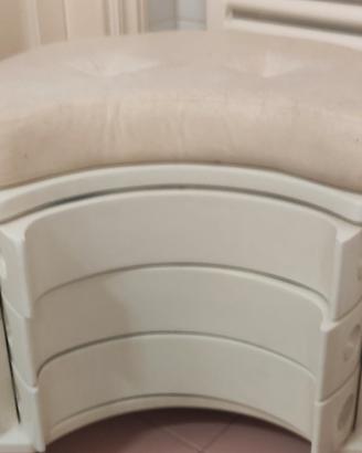 sgabello bagno Petineuse mid-century anni 70