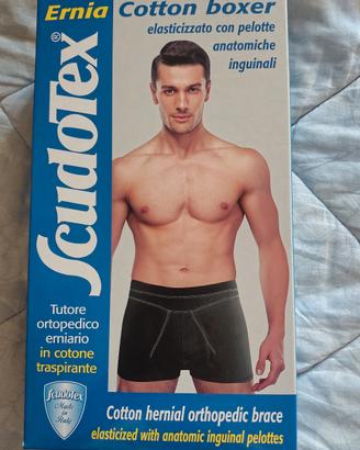 boxer per ernia cotton 