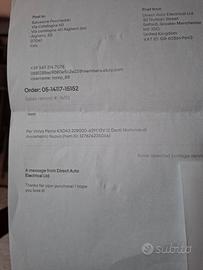 motorino avviamento per volvo penta kad 43