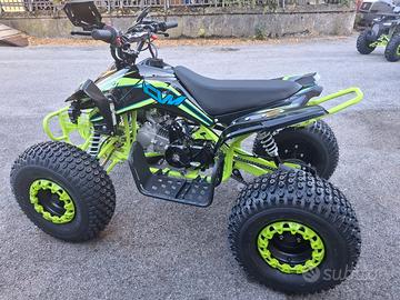QUAD 125 R8 LIME BLU SPORTIVO