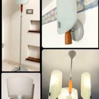 Set Lampadario Applique Piantana Illuminazione 