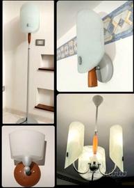 Set Lampadario Applique Piantana Illuminazione 