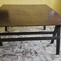 tavolo grande con cavalletti smontabile