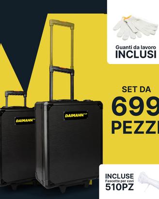 Set Organizer Professionale Da 699 Pezzi
