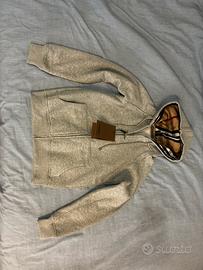 Felpa burberry grigia taglia S/XS