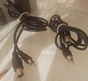 2 cavi tipo coassiali