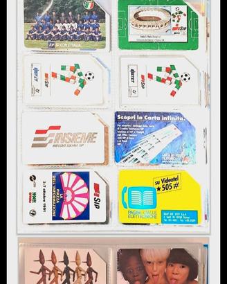 480 Schede  Italiane anni 90/00 Nuove/Usate
