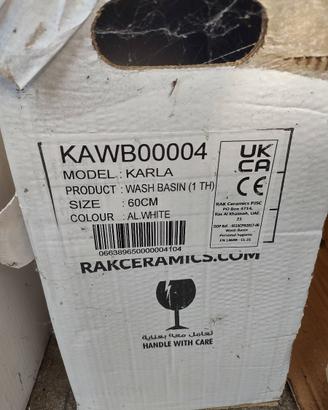 wc e lavabo Rak Ceramics modello Karla nuovi