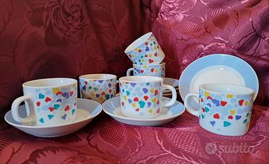 Set da 6 tazzine con piattino  NAJ-OLEARI + omaggi