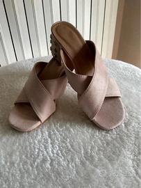 Sandali incrociati rosa cipria SWEET SHOES