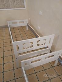 struttura lettini ikea bianchi 