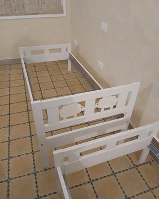 struttura lettini ikea bianchi 