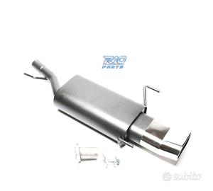 SILENZIATORE DI SCARICO PER OPEL ASTRA 1998-2009 x