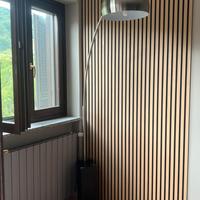 Lampada con base in marmo