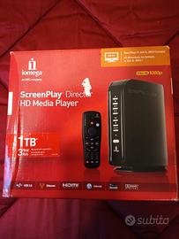 Screen Player Iomega HD 1 TB multimedia TV