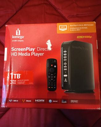 Screen Player Iomega HD 1 TB multimedia TV
