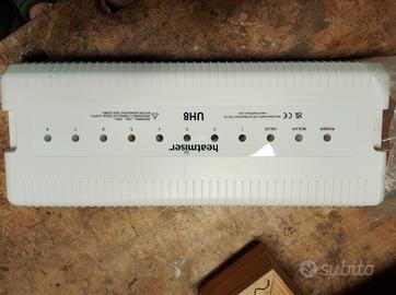 centro cablaggio UH8 heatmiser 