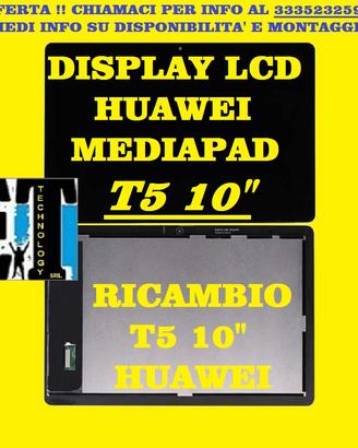 Huawei mediapad t5 10 display lcd tablet