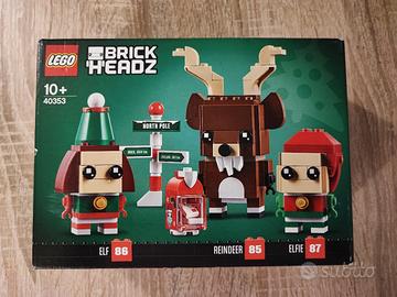 Lego BrickHeadz Renna, Elfo e Elfa