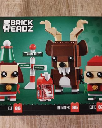Lego BrickHeadz Renna, Elfo e Elfa