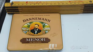 Dannemann Menor Sumatra metallo sigari vuota 1984 