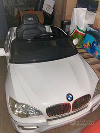 Bmw bambini auto elettrica sedili in pelle
