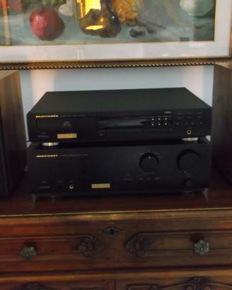 Amplificatore Marantz PM 66SE + RCF Mytho 1
