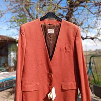 Brooksfield Blazer da donna anni 80 Acid Washed