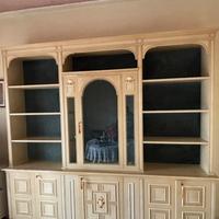 Mobile soggiorno classico in legno beige